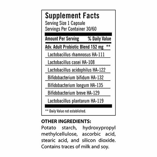 Advanced Adult's Probiotic 34 Billion Cells, FL